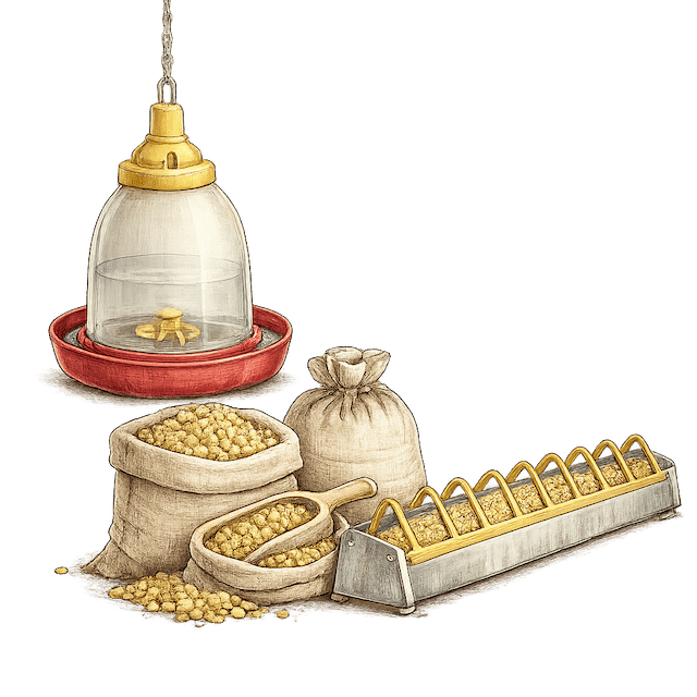Поилки и кормушки